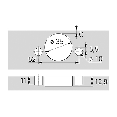 Hettich-Sensys30度緩衝鉸鍊挖孔尺寸圖-400x400 Hettich-Sensys30度緩衝鉸鍊挖孔尺寸圖