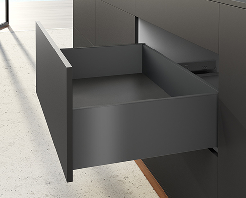 Hettich AvanTech YOU 高抽-絲絨黑