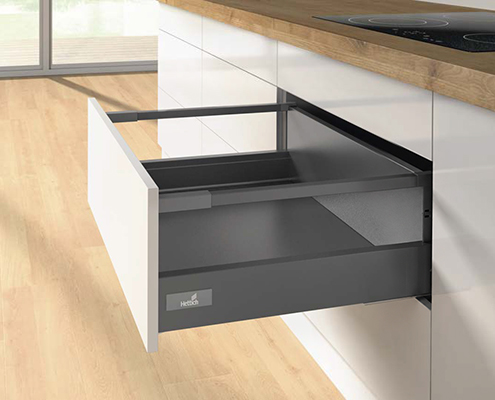 Hettich InnoTech Atira 高高抽-寂靜黑